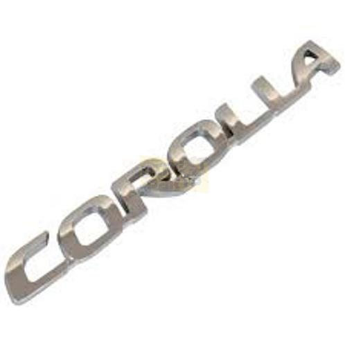 Toyota Corolla E21 embleem tekst ''Corolla'' achterzijde Ori, Auto-onderdelen, Carrosserie en Plaatwerk, Toyota, Nieuw, Verzenden