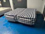 Hastens Elektrische Boxspring 210x210 fırm en medıum, Huis en Inrichting, Ophalen, Blauw, 210 cm, Tweepersoons
