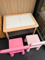 Ikea flisat kindertafel met stoelen, Kinderen en Baby's, Ophalen, Gebruikt