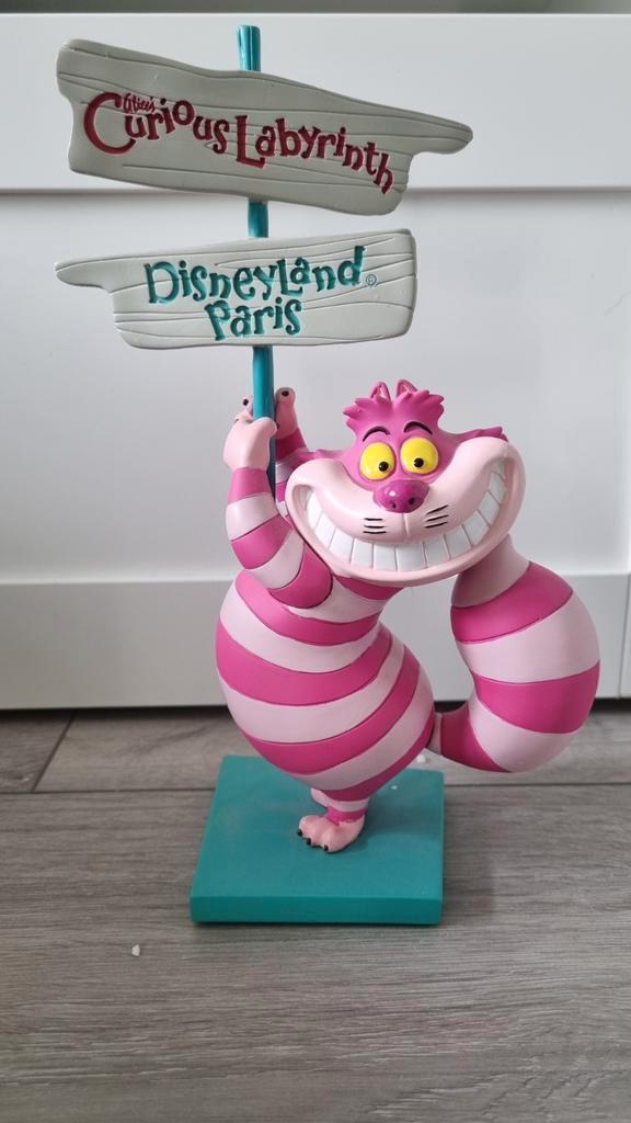 Disneyland Parijs Beeldje Cheshire Cat, Verzamelen, Disney, Zo goed als nieuw, Beeldje of Figuurtje, Overige figuren, Ophalen of Verzenden