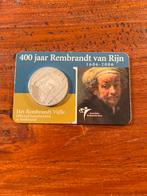 Rembrandt Vijfje Coincard - 400 Jaar, Postzegels en Munten, Munten | Nederland, Koningin Beatrix, Zilver, Euro's, Ophalen of Verzenden