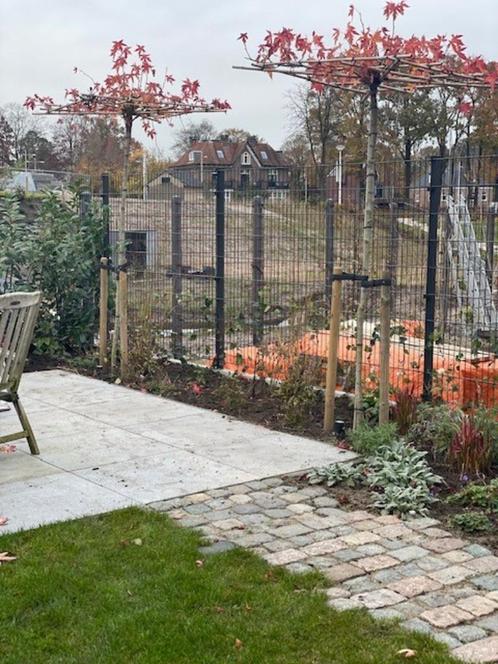 30m 100cm dubbelstaafmat 6/5/6 Grijs (RAL 7016) Opruiming, Tuin en Terras, Tuinhekken en Hekwerk, Nieuw, Dubbelstaafmat hekwerk