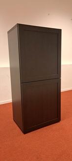 IKEA HÄNVIKEN kast zwart | strak & tijdloos, Met deur(en), 100 tot 150 cm, Zo goed als nieuw, 25 tot 50 cm