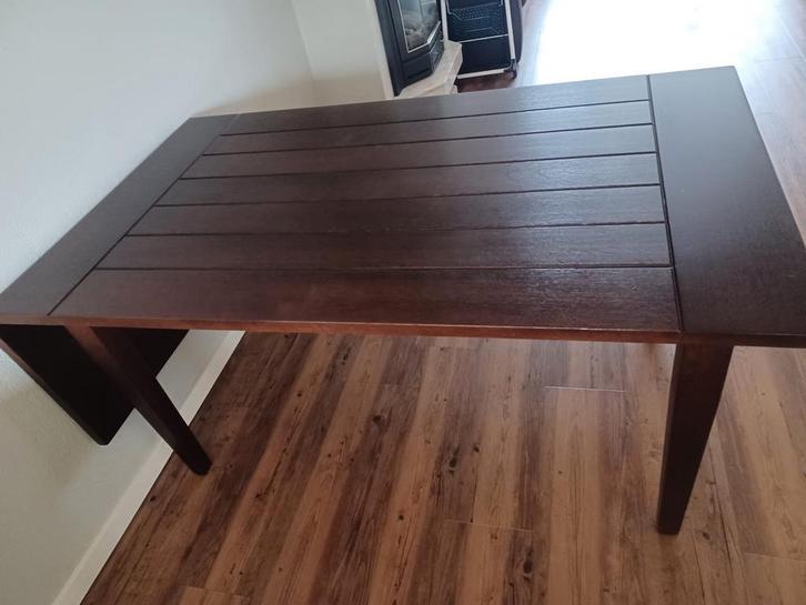 Mooie houten eettafel, uitschuifbaar !, Antiek en Kunst, Antiek | Meubels | Tafels, Ophalen