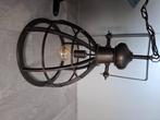 Metalen hanglamp, Huis en Inrichting, Lampen | Hanglampen, Ophalen, 50 tot 75 cm, Zo goed als nieuw, Metaal