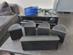 Onkyo TX-SR313 Receiver + Pioneer S-11 Surround Speakers, Ophalen, Gebruikt, Pioneer, 120 watt of meer