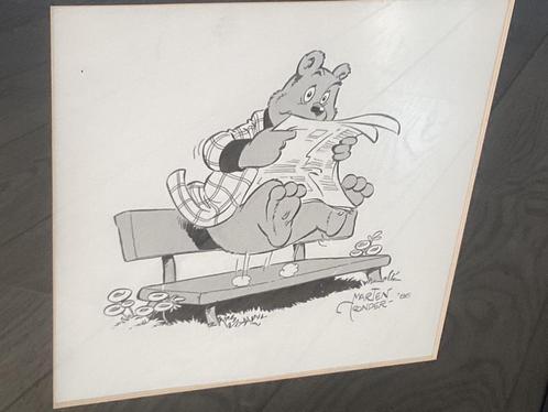 Originele tekening Marten Toonder, Boeken, Stripboeken, Zo goed als nieuw, Eén stripboek, Ophalen