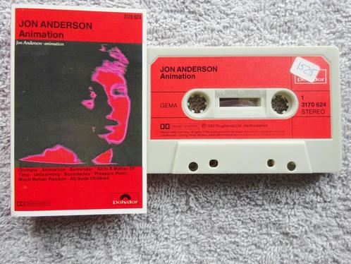 MC..Jon Anderson – Animation, Cd's en Dvd's, Cassettebandjes, Origineel, Pop, 1 bandje, Ophalen of Verzenden