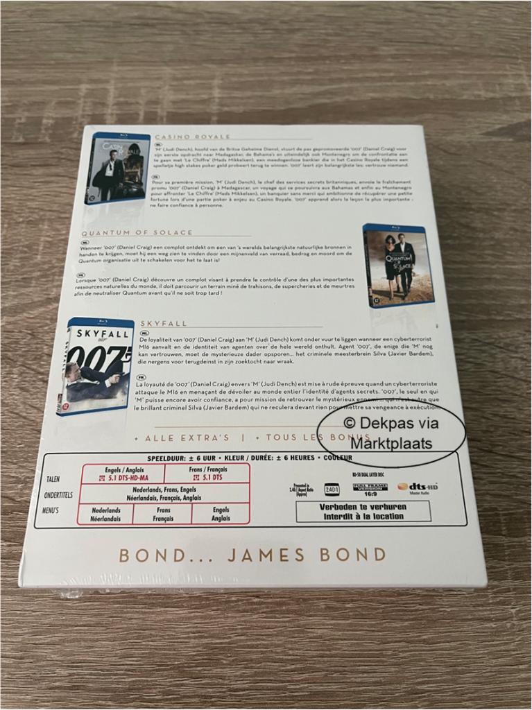 Blu-ray's 007 - James Bond - Daniel Craig Collection - NIEUW, Cd's en Dvd's, Blu-ray, Ophalen of Verzenden, Nieuw in verpakking