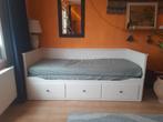 IKEA HEMNES day-bed frame with 3 drawers, Ophalen, Gebruikt, Wit, Tweepersoons