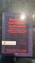 Annelien Boullart - Basisboek Kwalitatief Onderzoek, Ophalen of Verzenden, Zo goed als nieuw, Annelien Boullart; Ben Baarda; Esther Bakker; Mark Julsing