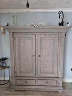 Eiken broodkast, gestraald., Huis en Inrichting, Kasten | Buffetkasten, Ophalen, Gebruikt, 25 tot 50 cm