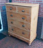 Antieke Ladenkast Geloogd Grenen, Ophalen