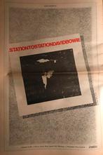 Paginagrote A3 advertentie DAVID BOWIE Station To Station, Ophalen of Verzenden
