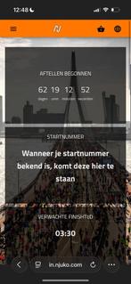 Startbewijs Rotterdam Marathon, Tickets en Kaartjes, Evenementen en Festivals, Eén persoon