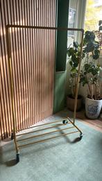 Luxe metalen kledingrek op wielen - goud-, Kleding | Dames, Kledingrekken, Ophalen, Zo goed als nieuw