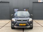 Ford Kuga 2.0 TDCi Titanium Navi Clima Cruis Panoramadak Key, Euro 5, Gebruikt, Zwart, Leder en Stof