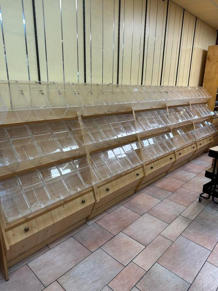 Snoepbakken zelfschep - 90 bakken in 6 kasten, Huis en Inrichting, Kasten | Stellingkasten, Ophalen of Verzenden