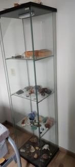 Vitrine kast 42x42x164, Huis en Inrichting, Kasten | Vitrinekasten, Ophalen, Minder dan 50 cm, Gebruikt, 150 tot 200 cm