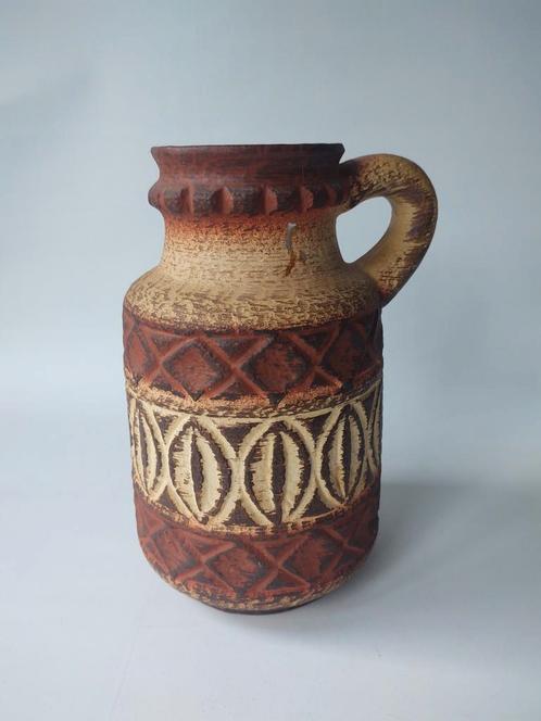 West-Germany vaas | 93-25, Huis en Inrichting, Woonaccessoires | Vazen, Gebruikt, Overige kleuren, Minder dan 50 cm, Aardewerk of Porselein