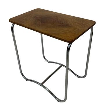 Vintage Art Deco / Bauhaus stijl bijzettafel sidetable 60's beschikbaar voor biedingen