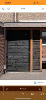 Schuurdeur met raam of deur met zijraam - 160cm breed, Tuin en Terras, Schuttingen, Ophalen, 1 tot 2 meter, Minder dan 3 meter