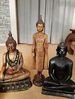 Te koop 4 buddha beelden, Huis en Inrichting, Woonaccessoires | Boeddhabeelden, Ophalen, Gebruikt