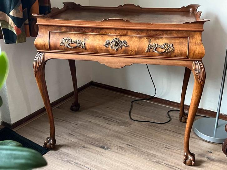 Antieke console - , bijzettafel met lade, Antiek en Kunst, Antiek | Meubels | Tafels, Ophalen