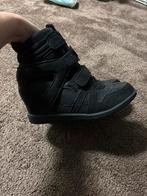 Schoenen met sleehak, Ophalen of Verzenden, Zo goed als nieuw, Zwart, Hoge laarzen