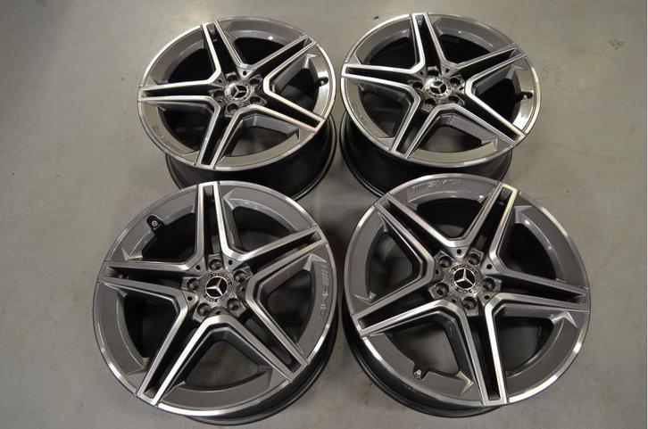Org. 20" Mercedes GLE Velgen Breedset ET57/44 2022, + TPMS, Auto-onderdelen, Banden en Velgen, Velg(en), 20 inch, Personenwagen