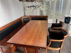 Kersenhout Eettafel, stoelen, bank, Antiek en Kunst, Ophalen