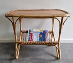 Vintage Rotan Salontafel - Boho Stijl, Huis en Inrichting, Ophalen, Overige materialen, Minder dan 50 cm, Gebruikt