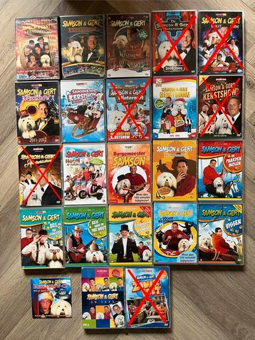 Diverse Samson en Gert dvd’s beschikbaar voor biedingen