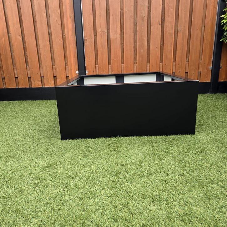 Moderne Stalen Plantenbakken - 9 Stuks, Tuin en Terras, Bloembakken en Plantenbakken, Nieuw, Metaal, Balkon, Tuin, 30 tot 60 cm