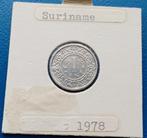 Suriname 1 cent 1976 - Republiek, Postzegels en Munten, Munten | Amerika, Verzenden, Noord-Amerika, Losse munt