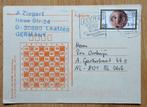 Postcard Correspondence Chess A. Ziegert Germany to the Neth, Ophalen of Verzenden, Briefkaart