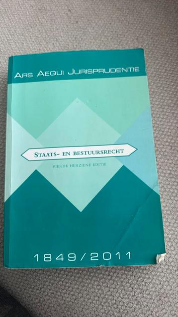 Jurisprudentie staats- en bestuursrecht 4e editie beschikbaar voor biedingen