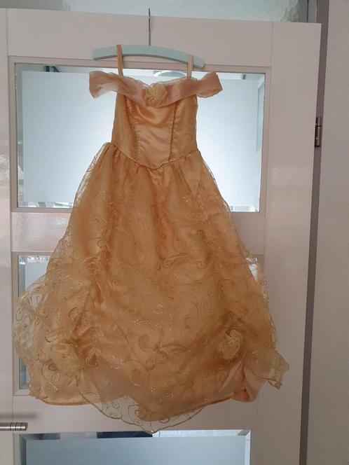 Disney prinsessenjurk Belle 4 jaar, Kinderen en Baby's, Carnavalskleding en Verkleedspullen, Gebruikt, Meisje, Ophalen of Verzenden