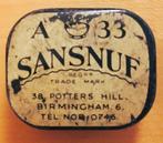 SNUIFTABAK BLIKJE, Ophalen of Verzenden, Gebruikt, Koek(jes)