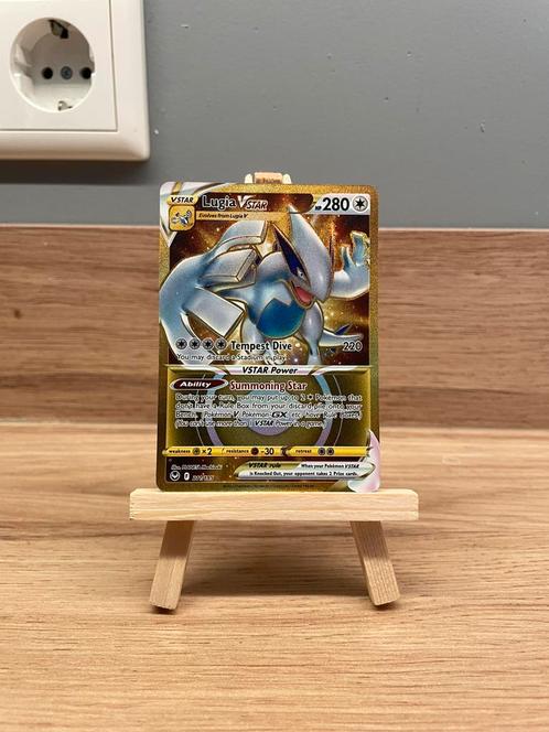 Lugia Vstar 211/195, Silver Tempest, Hobby en Vrije tijd, Verzamelkaartspellen | Pokémon, Zo goed als nieuw, Losse kaart, Foil