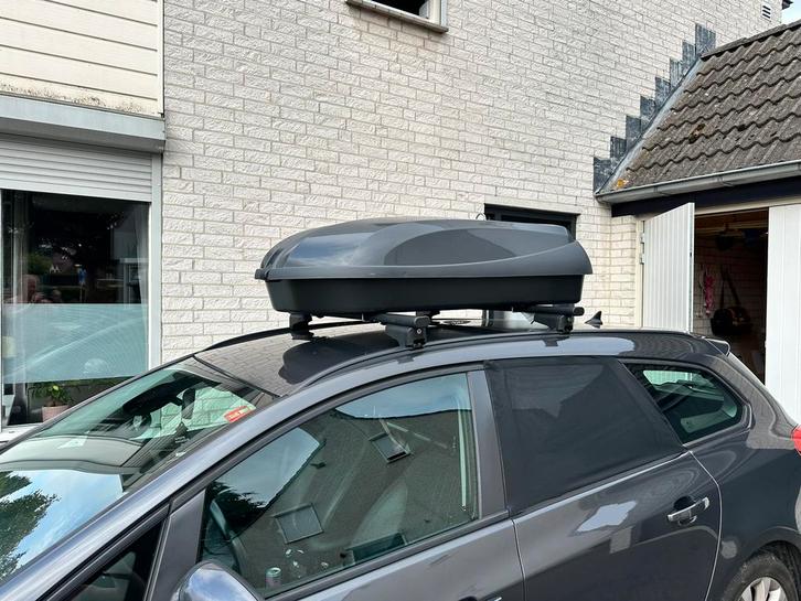 Dakkoffer CAM Elite 343 Grijs, Auto diversen, Dakkoffers, Zo goed als nieuw, Ophalen