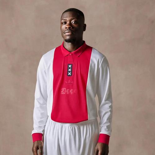 Ajax jubileumshirt 125 jaar - maat M met badge, Kleding | Heren, Sportkleding, Nieuw, Voetbal, Wit, Ophalen of Verzenden