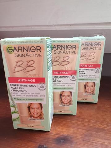 3x Garnier BB cream anti-age (light) beschikbaar voor biedingen
