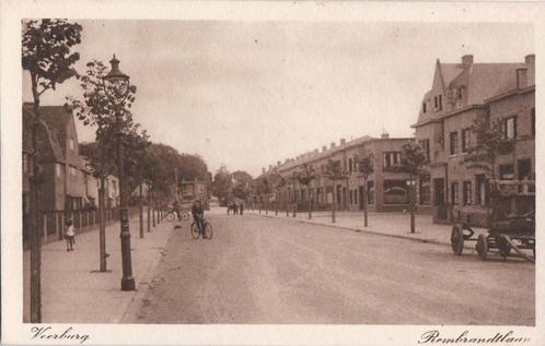 voorburg  rembrandtlaan   ca 1950, Verzamelen, Ansichtkaarten | Nederland, Zuid-Holland, 1960 tot 1980, Ophalen of Verzenden