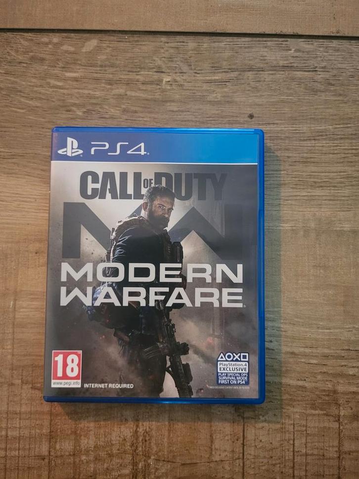 Call of Duty Modern Warfare PS4, Spelcomputers en Games, Games | Sony PlayStation 4, Zo goed als nieuw, Shooter, 3 spelers of meer