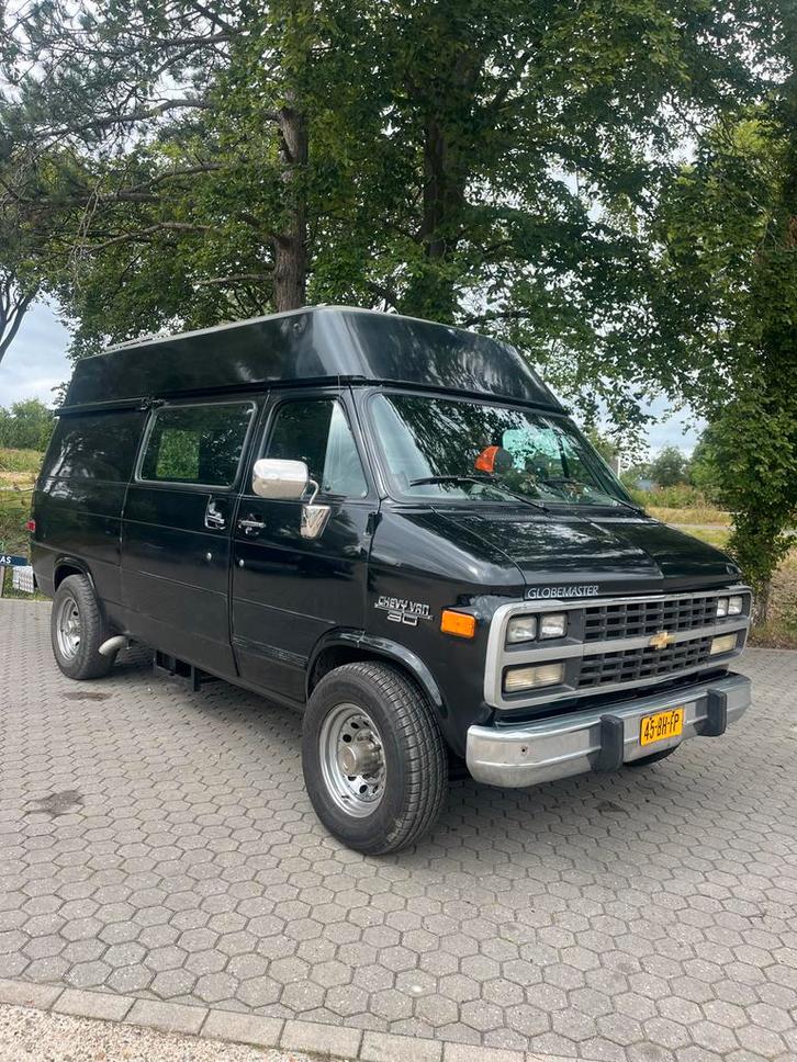 Chevrolet 1997 chevy Van G30, Camper, grijs kenteken, Auto's, Bestelauto's, Particulier, Chevrolet, LPG, Automaat, Origineel Nederlands