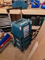 Makita trolley met 3 lege bakken en koelbox, Ophalen, Zo goed als nieuw