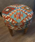 Poef, Huis en Inrichting, Banken | Voetenbanken en Poefen, Ophalen, Hout, Rond, Minder dan 50 cm