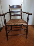 2 antieke rieten stoelen, Antiek en Kunst, Ophalen