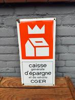 Emaille Reclamebord CGER België, Antiek en Kunst, Antiek | Emaille, Ophalen of Verzenden